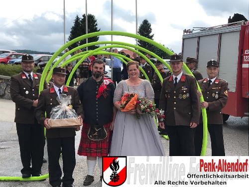 Feuerwehrhochzeit in Penk