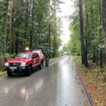 Technischer Einsatz nach starken Regenfällen